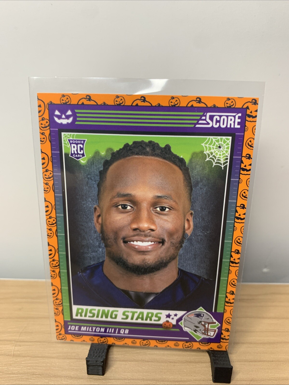 2024 Panini Score-A-Treat - Rising Stars Orange Pumpkins #28 Joe Milton III (RC)