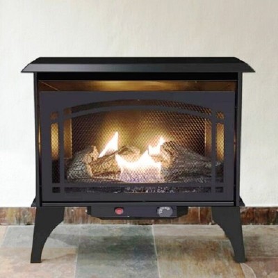 Vent Free Gas Stove Heater Propane Cast Iron Fireplace Free