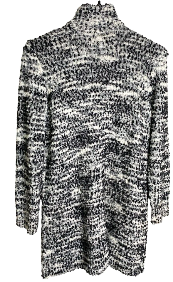 Cárdigan tejido confeti blanco y negro Marc New York para mujer talla S Dark Academia Foto 2 de 4