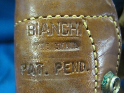 VINTAGE BIANCHI X15 SMALL ALL LEATHER HOLSTER | eBay