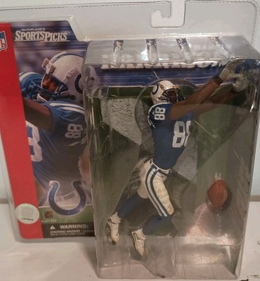 McFarlane's Marvin Harrison Series 2 Indianaoplis Colts Blue Jersey NIB.