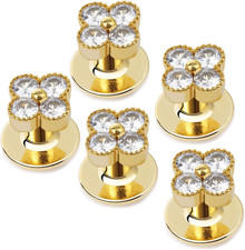 Crystal Tuxedo Studs for Mens Tuxedo Shirt,5 PCS Tuxedo Buttons