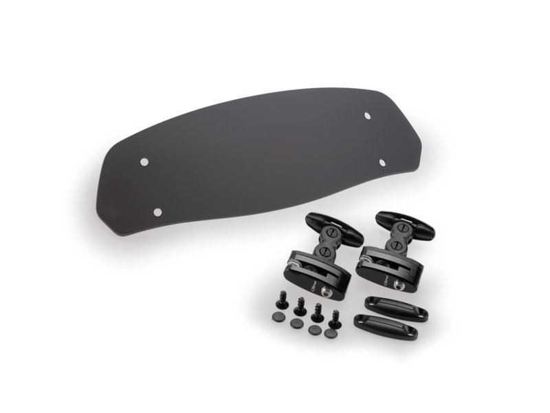 Puig Dark Smoke Adjustable Clip On Screen Extender Kawasaki Versys 1000 SE 19-24