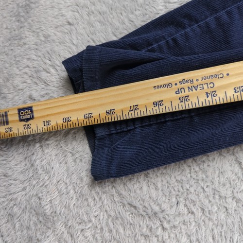 Vintage JC Penney SuperCord Pant Boys 16 Husky 32x29 Blue Bootcut Corduroy Teen - Picture 8 of 19