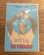 1967 Venezuela Topps #177 Satchel Paige Venezuelan Retirado