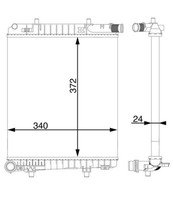 Mahle Cr 1591 000S KüHler, MotorküHlung FüR Opel,Renault,Vauxhall