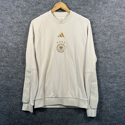 Adidas Deutscher Fussball-Bund Germany National Team Waffle Knit Sweatshirt Sz S