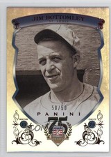 2014 Panini Hall of Fame Blue Shield Red 50/50 Jim Bottomley #46 HOF Shield 0o9