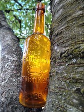 DRIPPY TOP J.H. CUTTER OLD BOURBON E. MARTIN & CO SOLE AGENTS WHISKEY BOTTLE