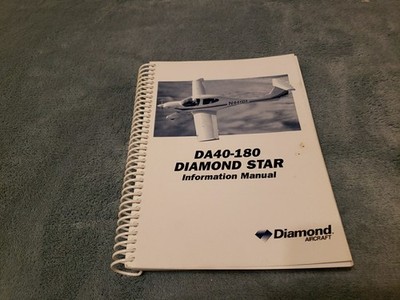 Diamond AIRCRAFT Diamond Star DA40-180 Pilot's Information Manual