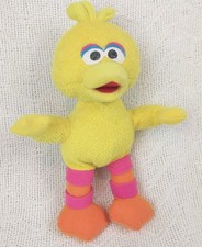 Vtg Sesame Street Big Bird Plush 11" Stuffed Animal Tyco Fisher Price My First