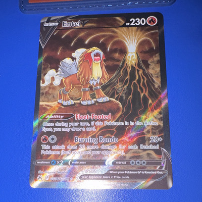 Entei V GG36/GG70 Crown Zenith Galarian Gallery Full Art Holo Ultra Rare