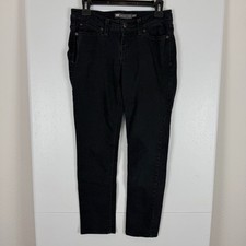 Levi  s Demi Curve Low Rise Skinny 7/28 29x28 Black Stretch Tapared