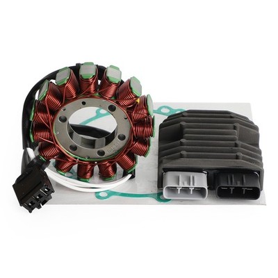  Magneto Stator+Voltage Rectifier+Gasket For Kawasaki Ninja ZX10R ZX-10R 06-07