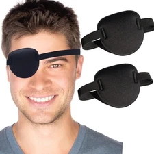 1Pc Eye Patches for Adults 3D Patch Right or Left  Eye Cover for Lazy Eye(Black)