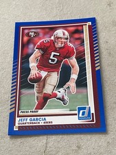 2025 Panini Donruss - Jeff Garcia #229 Press Proof Blue