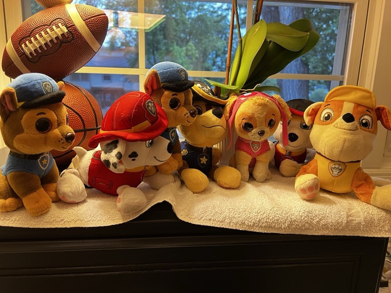 7 TY Paw Patrol Plush Characters  6" Stuffed Animals Stuffies