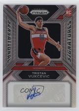 2023-24 Panini Prizm Sensational Signatures Silver Tristan Vukcevic Auto 0xb8