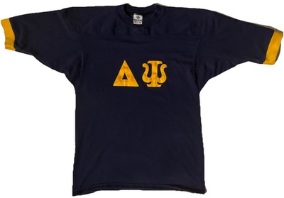 #ad Vintage 80s 90s Delta Psi St. Anthony Hall Fraternity Ringer T Shirt Adult M $37.95