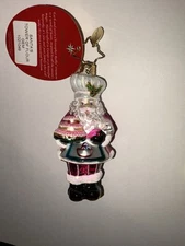 Christopher Radko - Santa's Tower Of Flour Gem #1021049 Santa Backing Treats K7