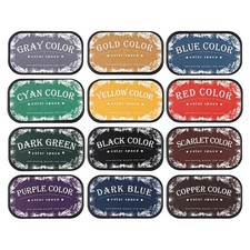 High-Density Premium Ink Pad Water-Based for Stamps DIY Craft and Journaling Use