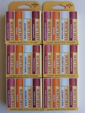 Burt s Bees Lip Balm Superfruit Pack Grape Mango Coconut Pomegranate 6 packs of4