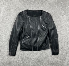 The Kooples Sport Leather Jacket Women s Size...