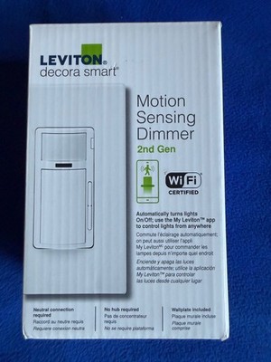 Leviton D2MSD Decora Smart Motion Sensing Dimmer Switch Wi-Fi 2nd Gen NEW IN BOX