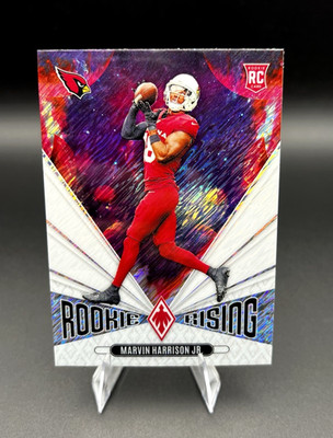 2024 Phoenix Rookie Rising White Shimmer Marvin Harrison Jr RC Cardinals SSP