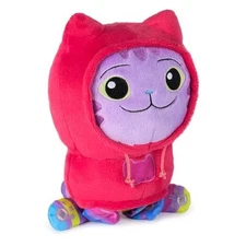 Gabby’s Dollhouse, Move & Groove Daniel James DJ Catnip Plush Toy, 10-Inch 