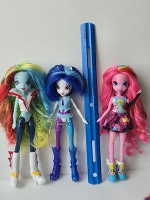 Hasbro My Little Pony Equestria Girls 3 Dolls Lot