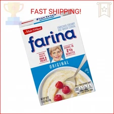 Malt-O-Meal Farina®, Original Farina Breakfast Cereal, Quick Cooking, 18 Ounce –