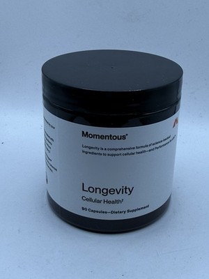 Momentous Longevity Cellular Health 90 Caps Exp 2027 New