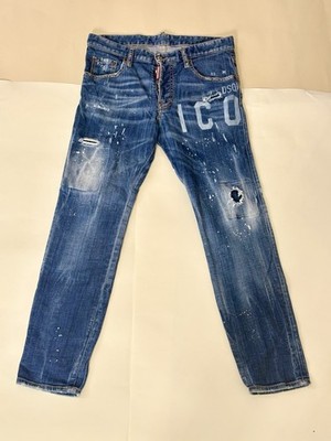 DSQUARED2 ICON 5 POCKETS - JEANS SLIM FIT - BLUE DENIM