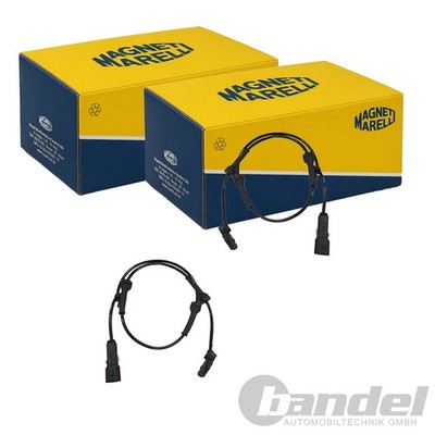 2X MAGNETI MARELLI ABS-SENSOR RADDREHZAHL VORNE passend für RENAULT GRAND MEGANE