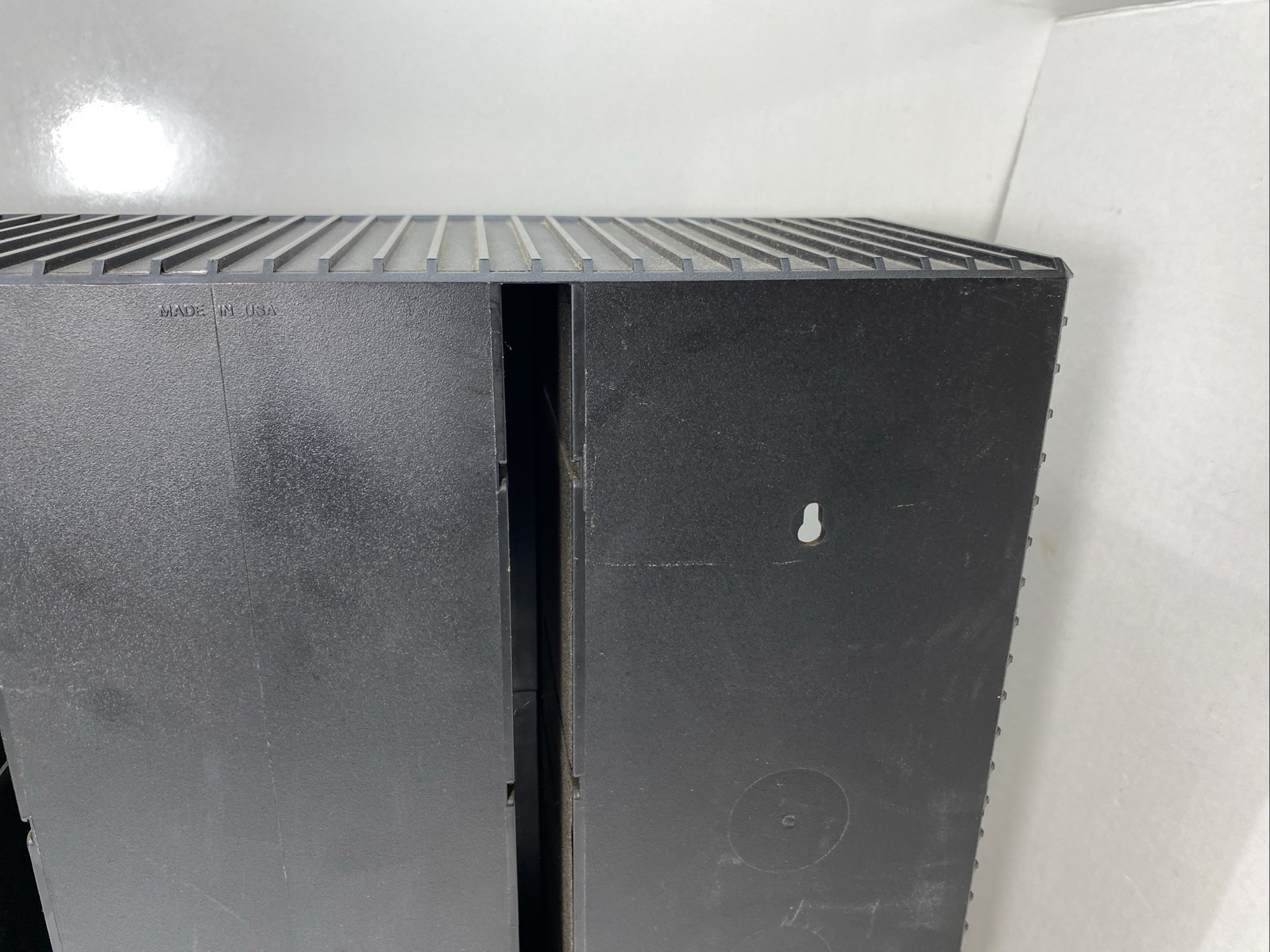 Laserline 90 CD CD90 Storage Case Wall Mount Rack Holder Black Plastic