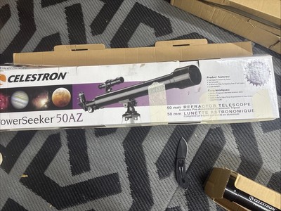 Celestron Power Seeker 50 AZ Telescope With Accessories (L) S#509