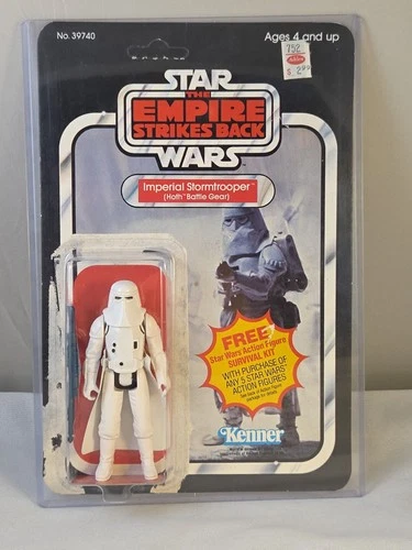 Vintage STAR WARS ESB Hoth Snowtrooper ORIGINAL 41 Back Card UNITOY !READ!!