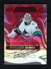 2024 Credentials 2021-22 Update Ticket Access Red 4/10 Thatcher Demko Auto 0bn4