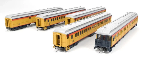 BROADWAY LTD HO #9714 CSS Heavyweight 5-Car Passenger Set Chessie Steam Special