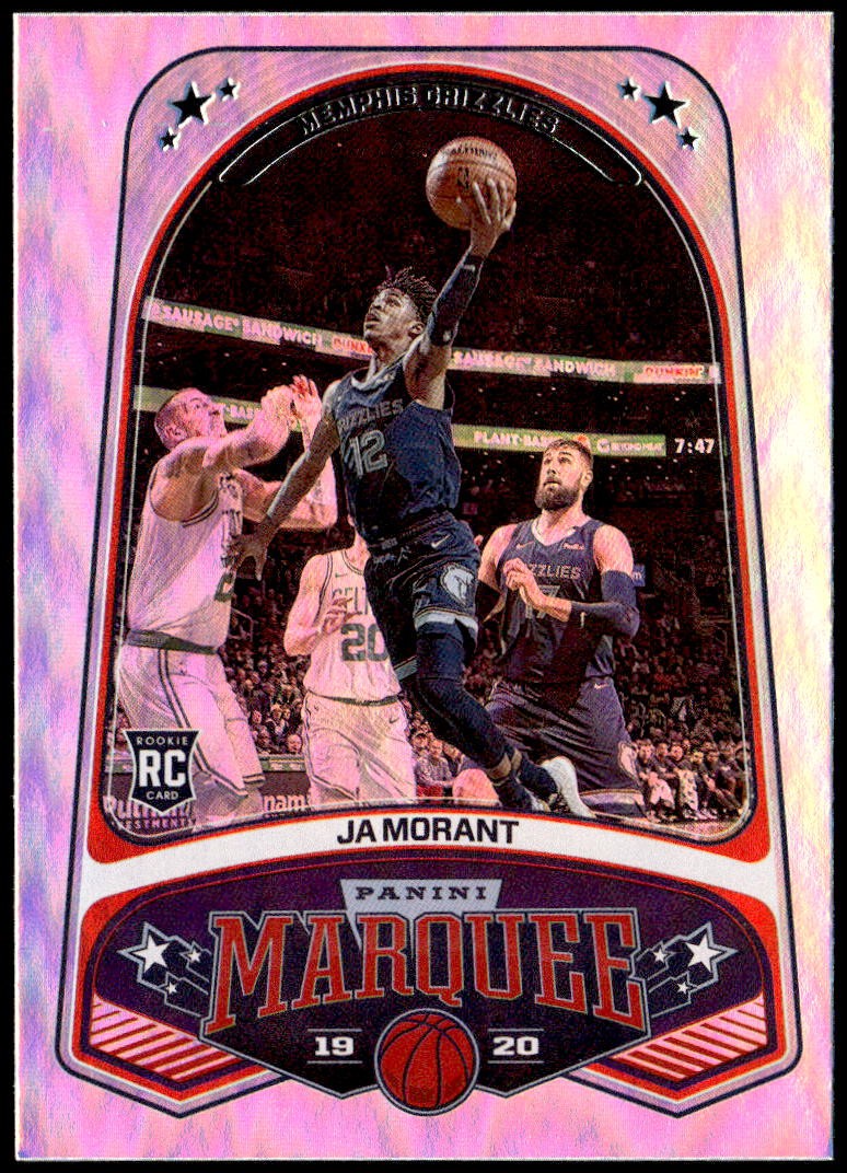 2019-20 Panini Chronicles #253 Ja Morant Marquee Rookie E1