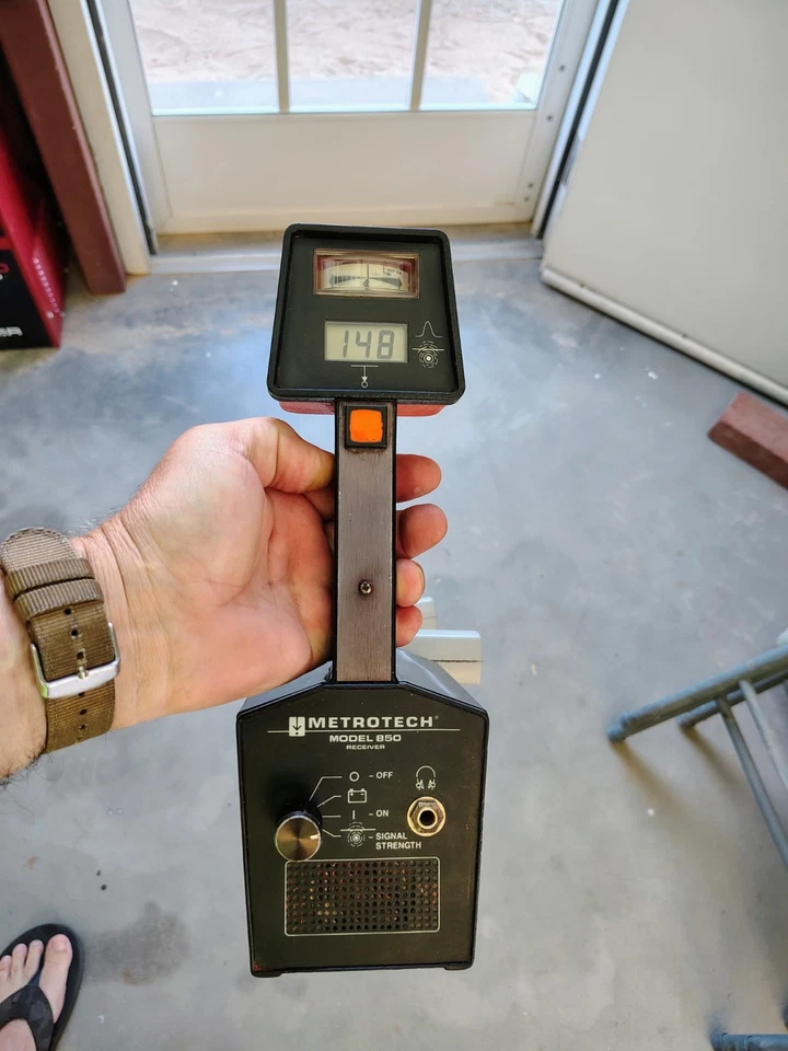 VIVAX METROTECH 850 KABEL ROHRORTUNGSGERÄT, KOFFER/ NEUE BATTERIE, RD, DYNATEL, SUBSITE  - Bild 3 von 4