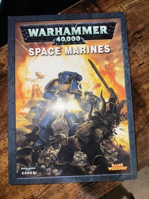 Warhammer 40k Codex Space Marines 5th Edition Rulebook 2008 Games Workshop OOP