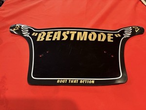 SE Racing Bikes BeastMode Rad Number Plate “New” Big Ripper PK Quadangle BMX GT