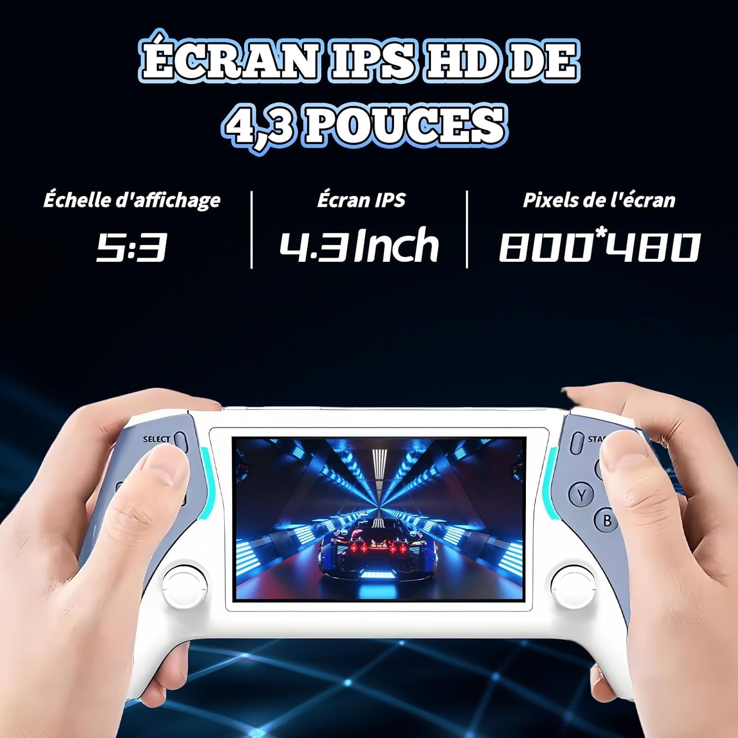 Console Portable Retro Projet X PRO Écran HD Émulateur de Jeux