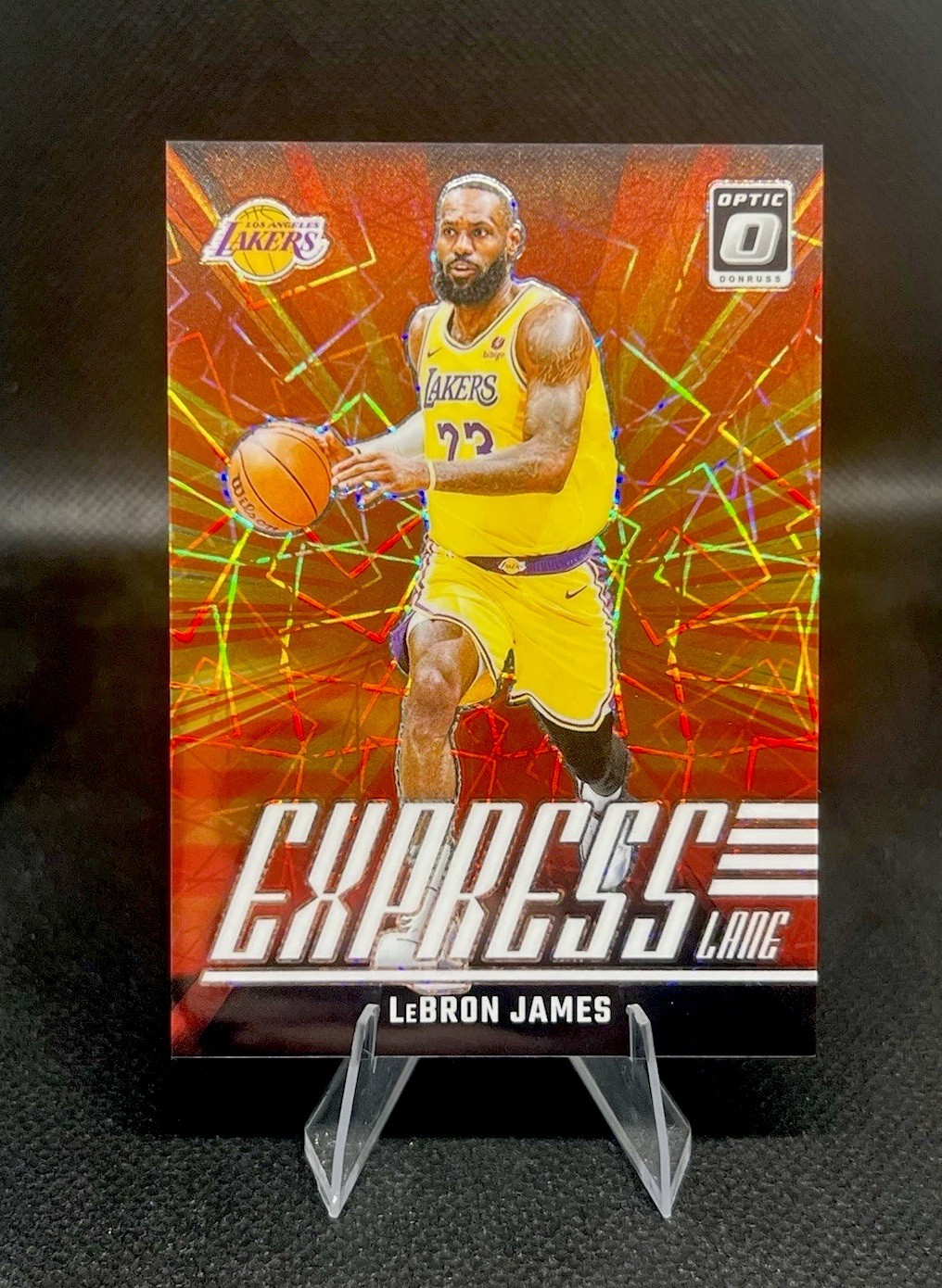 LeBron James - 2024-25 Panini Donruss Optic Express Lane /59 White Velocity 💥