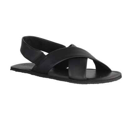 Groundies Verona Damenschuhe, Sandale, Leder, Schwarz, - Damenschuhe / Sling
