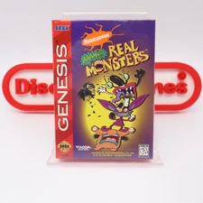 Sega Genesis Game NICKELODEON'S AAAHH!! REAL MONSTERS - NEW & Factory Sealed!