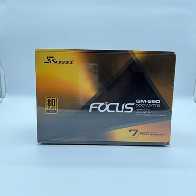 Seasonic Focus GM-550 550W 80+ Gold Semi-Modular Power Supply- PO-V