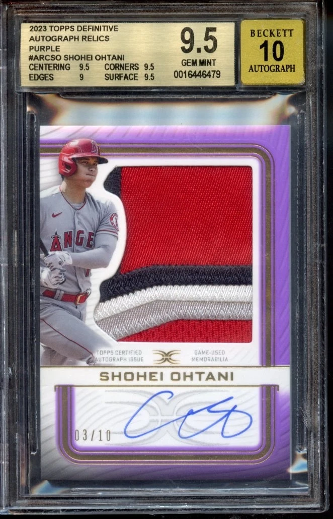 Shohei Ohtani Grade 9.5 Baseball Sports Trading Cards